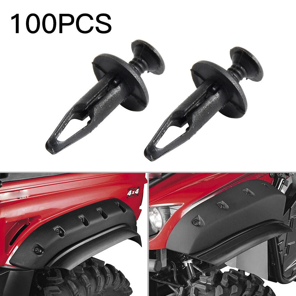 100PCS Trim Screws Rivets Fastener Clips for Yamaha Rhino YXR700 (2004–2013)