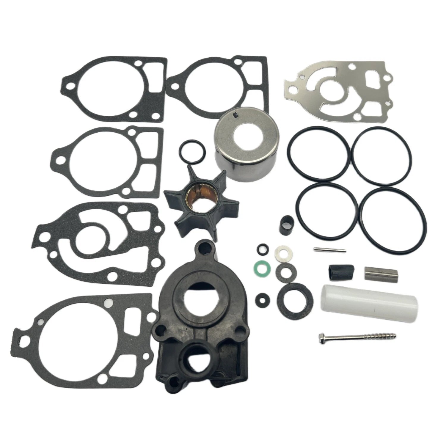 Water Pump Impeller Kit for Mercury 75 4 Cyl, 80-90 HP 6 Cyl (46-96148A8)