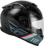 Fly Racing Sentinel Mech Helmet for Street Riding (Small, Black/Grey/Gold)