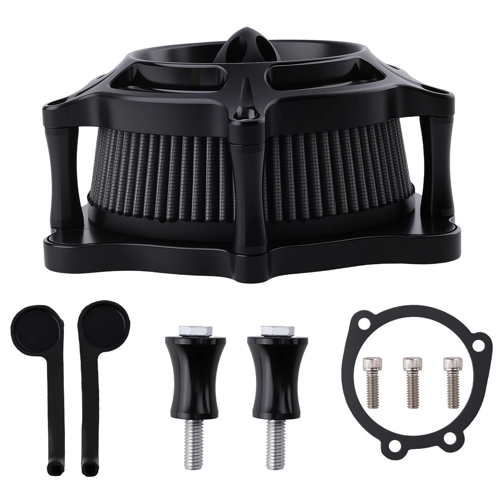 Air Cleaner Filter Intake Kit Chrome for Harley Touring 2000-2007 Performance