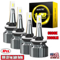 Set of 4 880 881 899 LED Fog Driving Light Bulb Conversion Kit