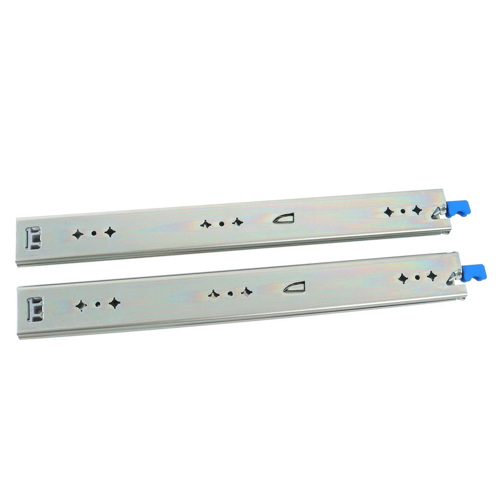 1 Pair Locking Drawer Slides for Universal Use (18 Inch, 250 lbs Capacity)