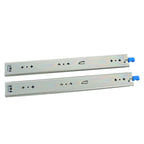 1 Pair Locking Drawer Slides for Universal Use (18 Inch, 250 lbs Capacity)