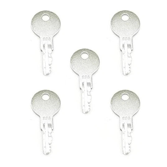 5 PK Ignition Key for Ford New Holland, Gradall, Hyster, Lull, Yale Forklifts