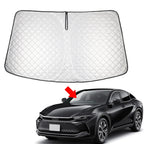 Foldable Windshield Sun Shade for Toyota Crown (2023–2025)