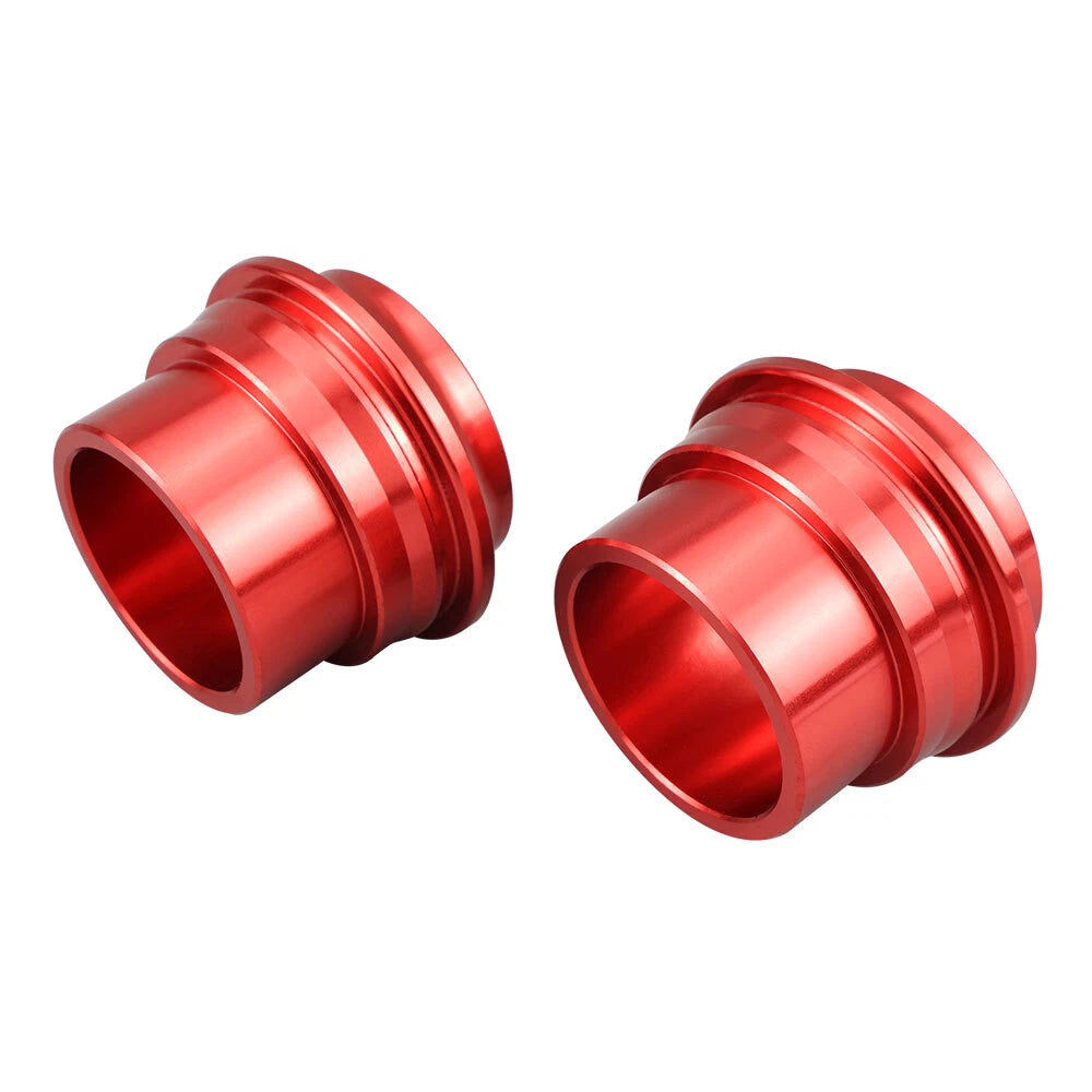 Set of 4 Wheel Axle Spacers for Beta RR 125 200 250 300 2T (2013–2024) Red