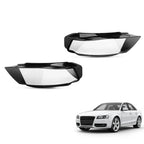 Pair Headlight Clear Lens Cover for Audi A4 (2009–2012) 8K0941029C