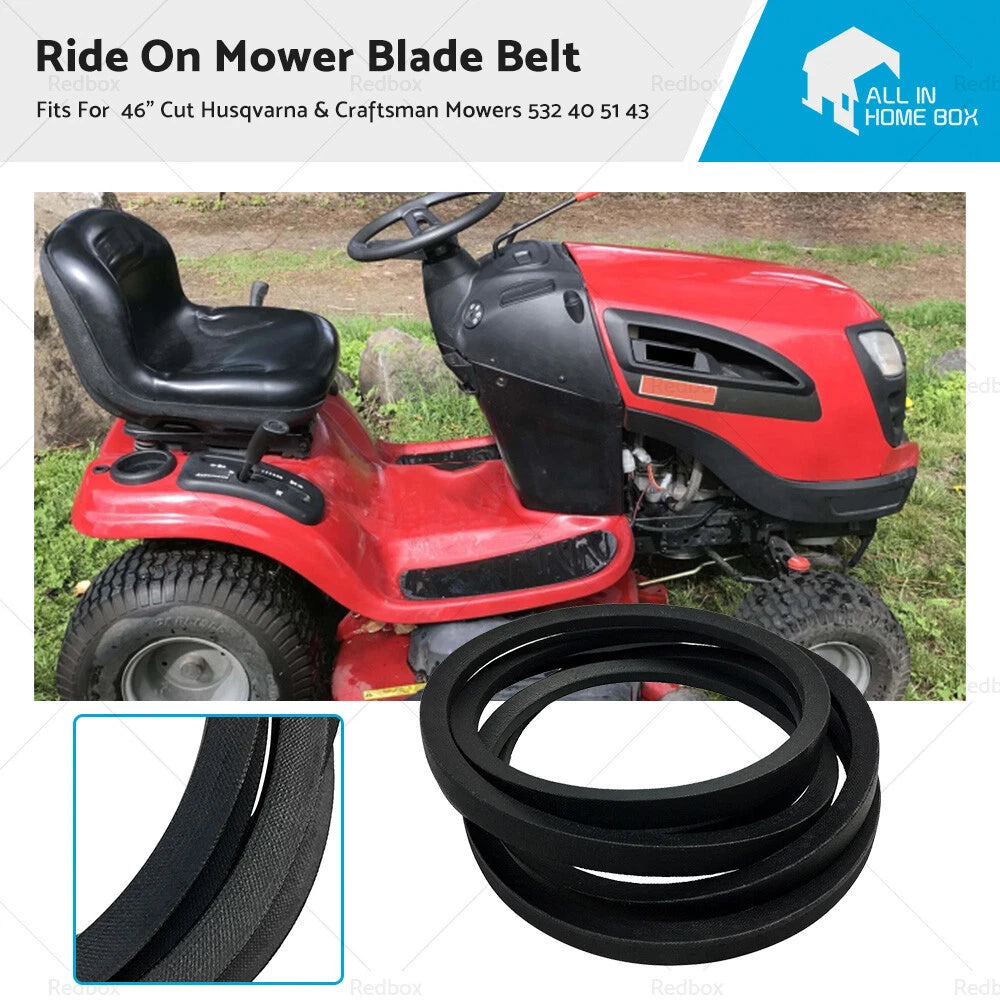 Ride On Mower Blade Belt 46" for Husqvarna Craftsman (532405143)