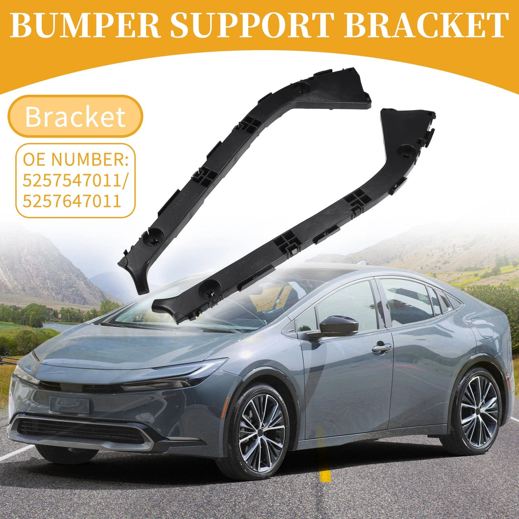Set of 2 LH RH Side Rear Bumper Support Brackets for Toyota Prius (2004–2009)