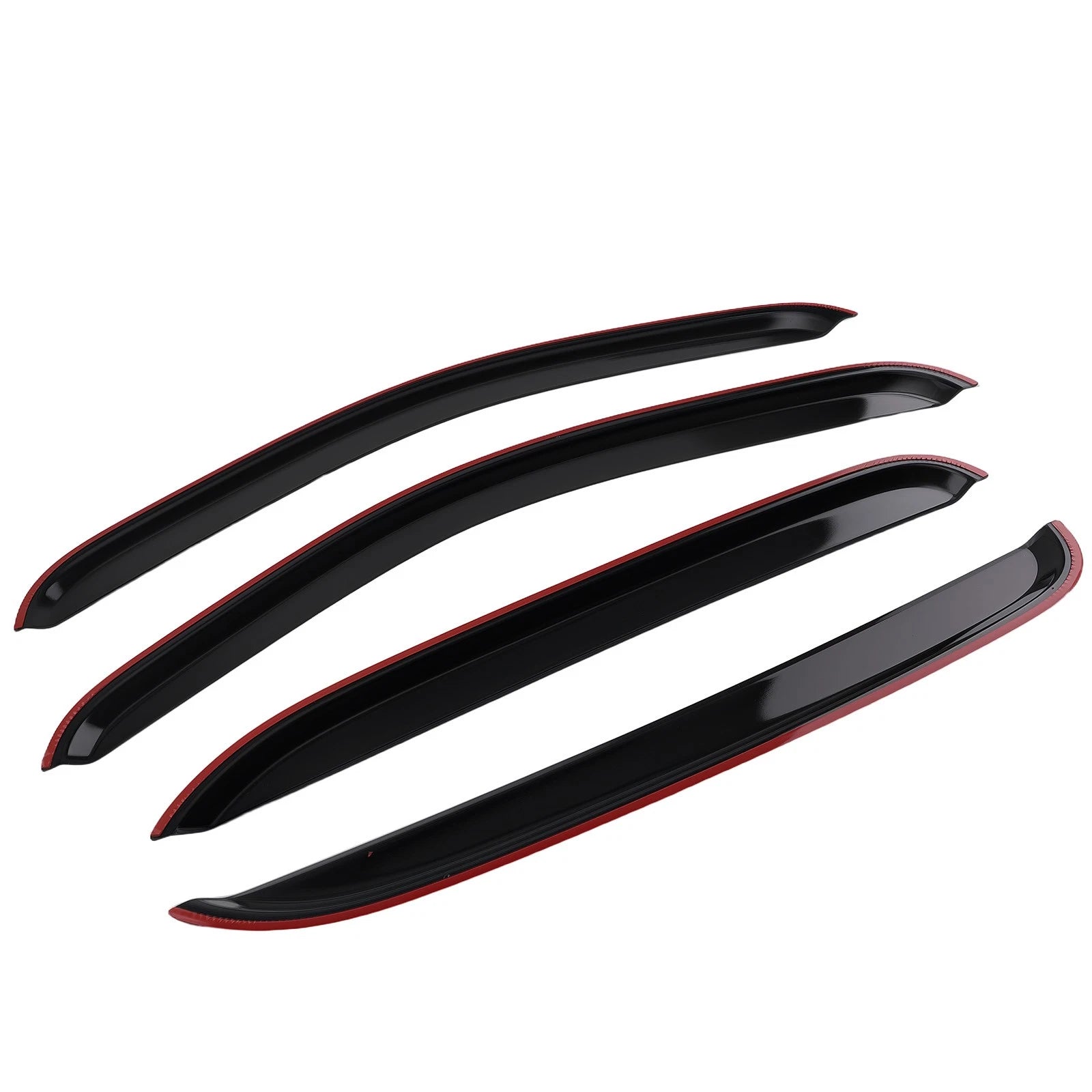 Set of 4 Wind Deflectors Window Visors for GMC Yukon (2007–2014) Black