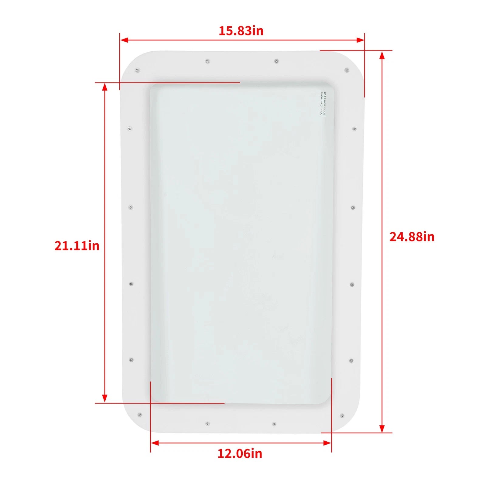 Tempered Glass Window for Camper Trailer RV (15"x24")