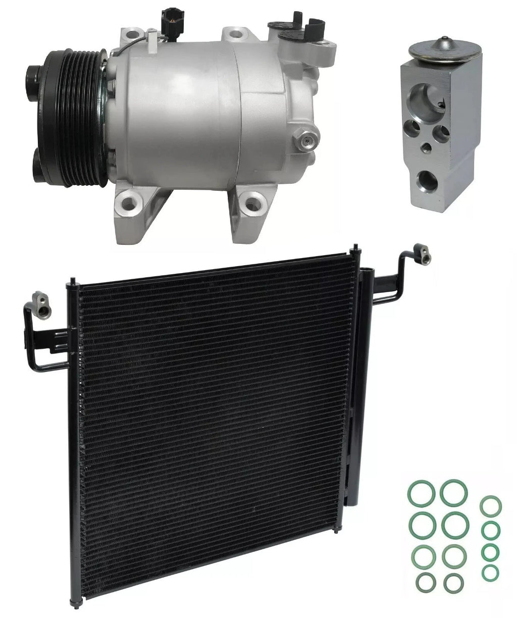 AC Compressor Kit with Condenser for Infiniti QX56 5.6L (2008–2010)