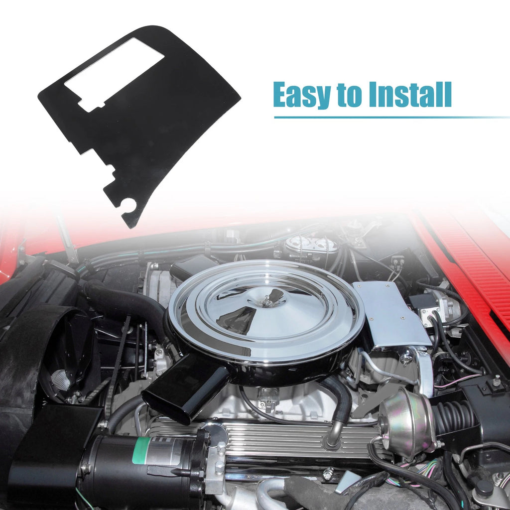 Car Battery Den Cover for Chevrolet Corvette (1997–2004) ABS Black