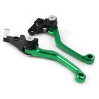 Green CNC Pivot Brake Clutch Levers for Honda XR250 XR400 (1995-2007)