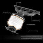 Catalytic Converter Exhaust Manifold for Chevy Malibu Pontiac G6 (2004–2008)