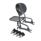 12" Backrest Sissy Bar Pad & Release Spools for Indian Chieftain (2014–2022)