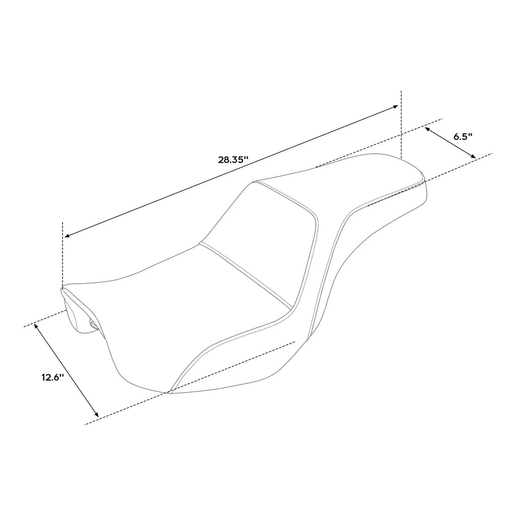 Gel Seat for Harley Low Rider FXDL & Fat Bob (2006-2017)