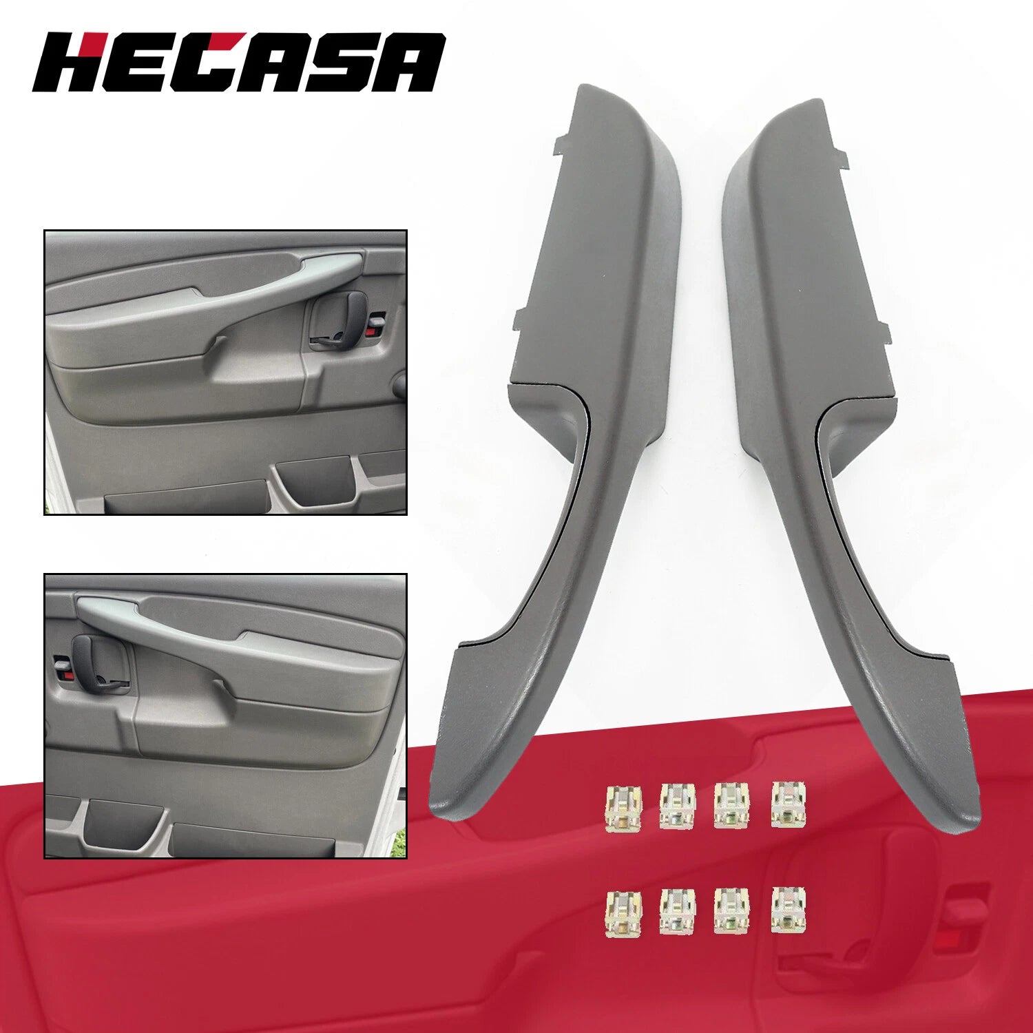 Inside Pull Door Handle Armrest Pair for Chevrolet Express, Savana (2003–2019)