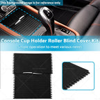 Cup Holder Roller Blind Cover for BMW X5 X6 E70 E71 (2007-2014)