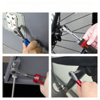 1/4 in Ratchet Wrench for Universal Use (Keychain Attachment, Bit Compatible)