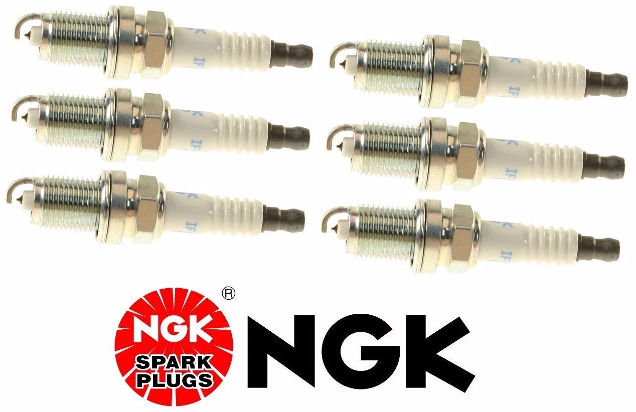 Set of 6 NGK Laser Iridium Spark Plugs for Toyota Lexus 3.0L/3.3L (OE-Spec)