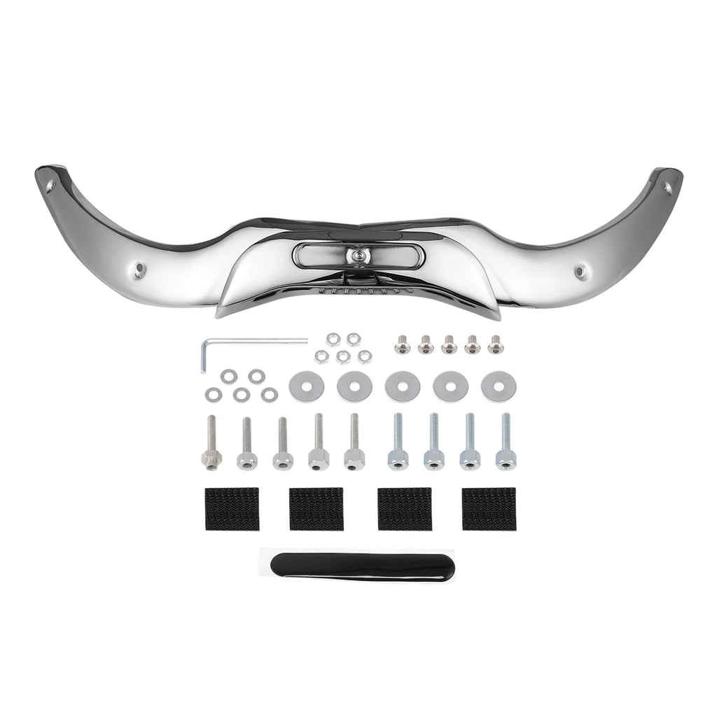 Chrome Windshield Trim Kit for Harley Road Glide (2004–2013) FLTR EFI FLTRI