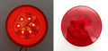 4 Inch Round LED Stop Light for Toyota Hilux (2016–2024)