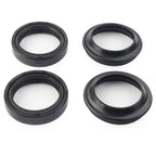 4 Pcs Black Front Fork Damper Shock Absorber Seals for Motorcycle
