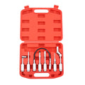 7pc Grease Gun Kit for Auto with 360° & 90° Fittings