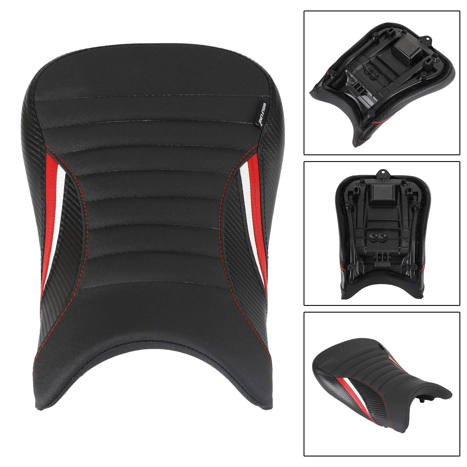 Driver Seat Cushion for BMW S1000RR (2019–2022) Pu Red