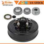 Set of 2 Bearings for 3500 lbs Axle Trailer Galvanized Hub 5 on 4.5"