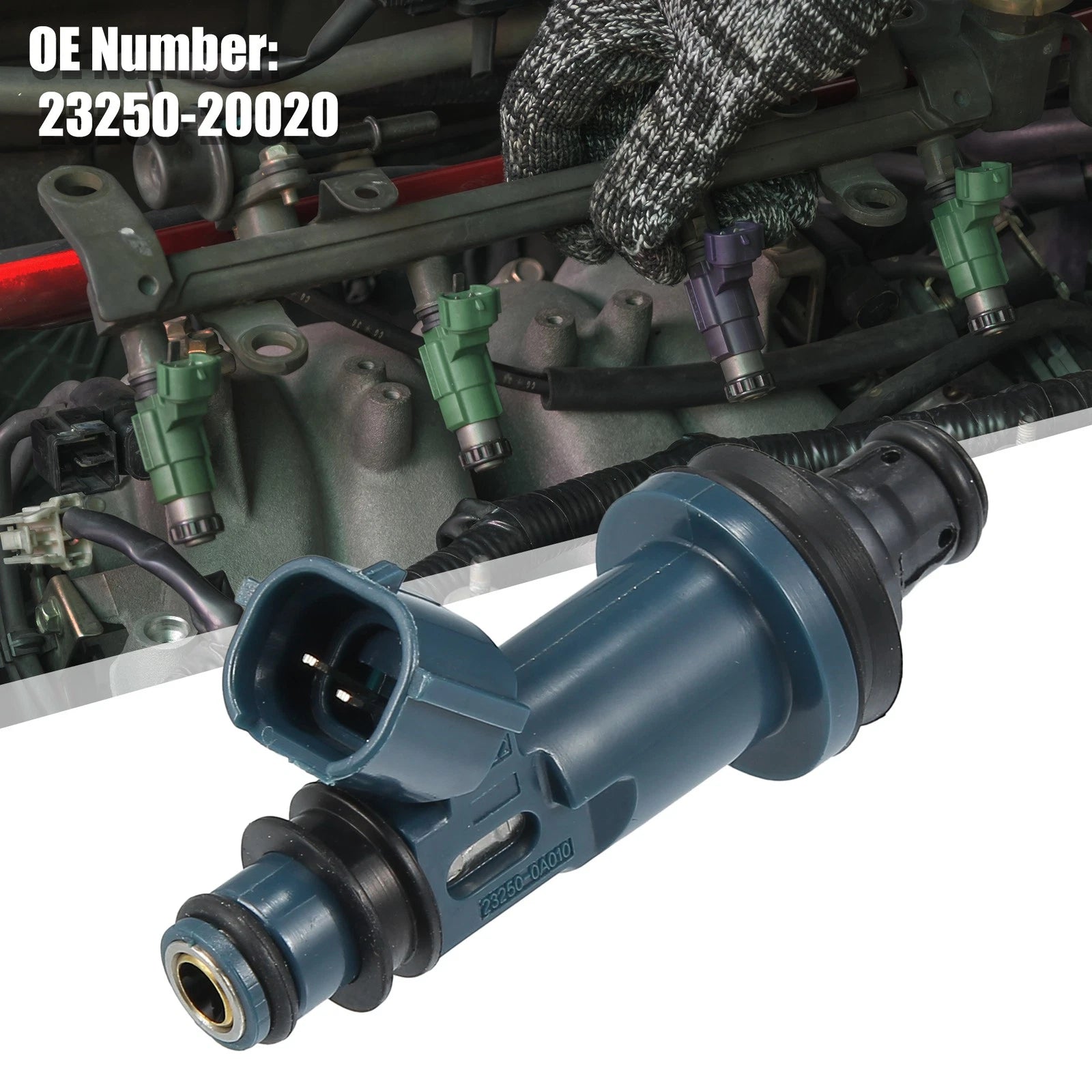 6Pcs Fuel Injector 23209-20020 for Lexus RX300 3.0L V6 (1999–2003)