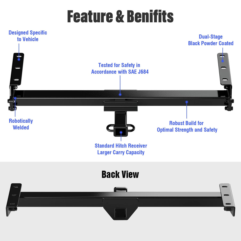 Trailer Hitch Receiver for Nissan Frontier (2005-2026)