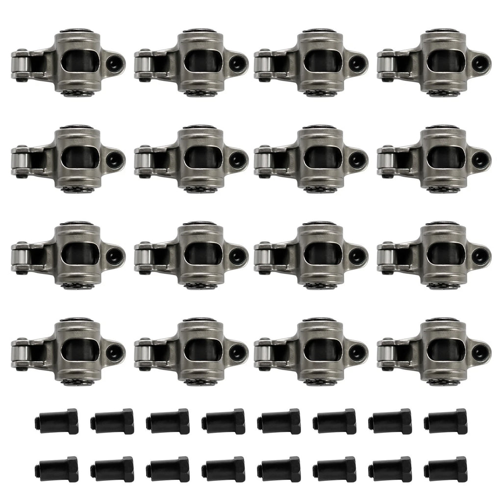 Set of 1.50 Ratio 3/8" Stainless Steel Roller Rocker Arms for SBC 350 (1969–1995)
