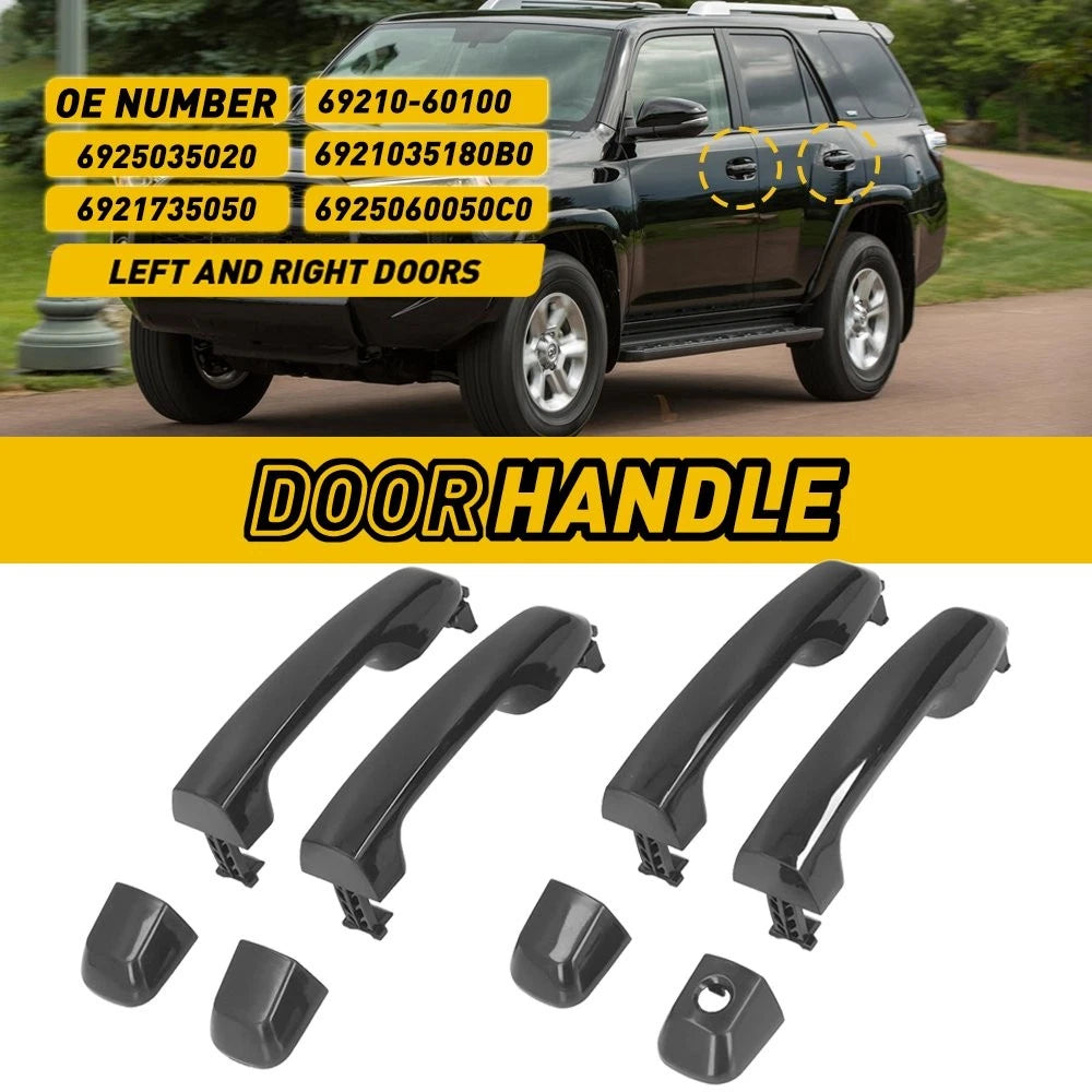 Set of 4 Exterior Door Handles for Toyota 4Runner (2010–2014) 69211-60090