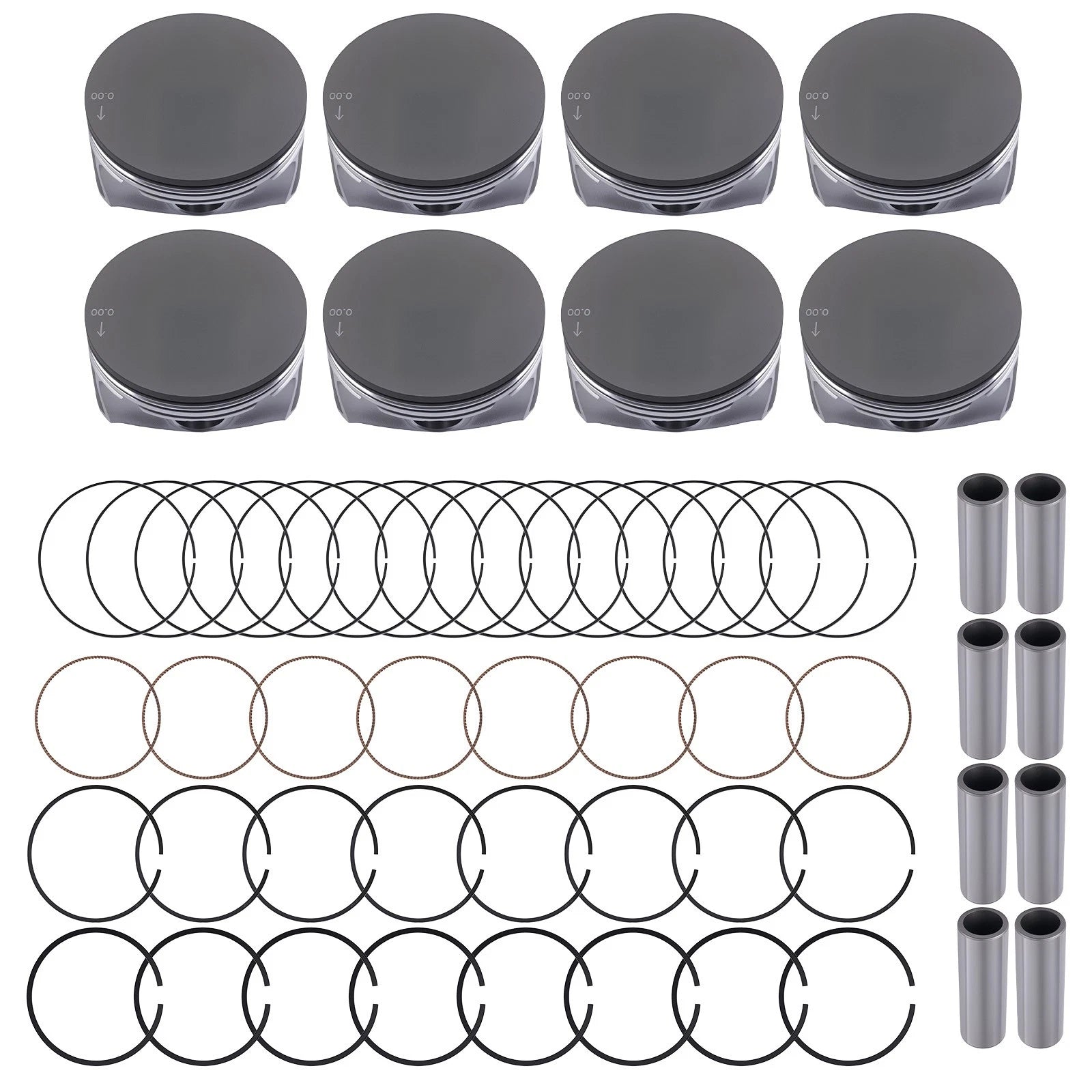 Pistons & Rings for Chrysler Aspen, Dodge 1500, 2500, Jeep Ram 5.7L (2009–2016)