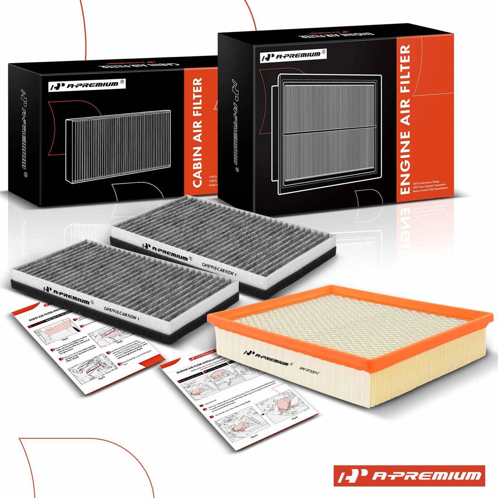 Engine & Cabin Air Filter for Chevy Silverado Tahoe Suburban GMC Yukon (2007–2014)