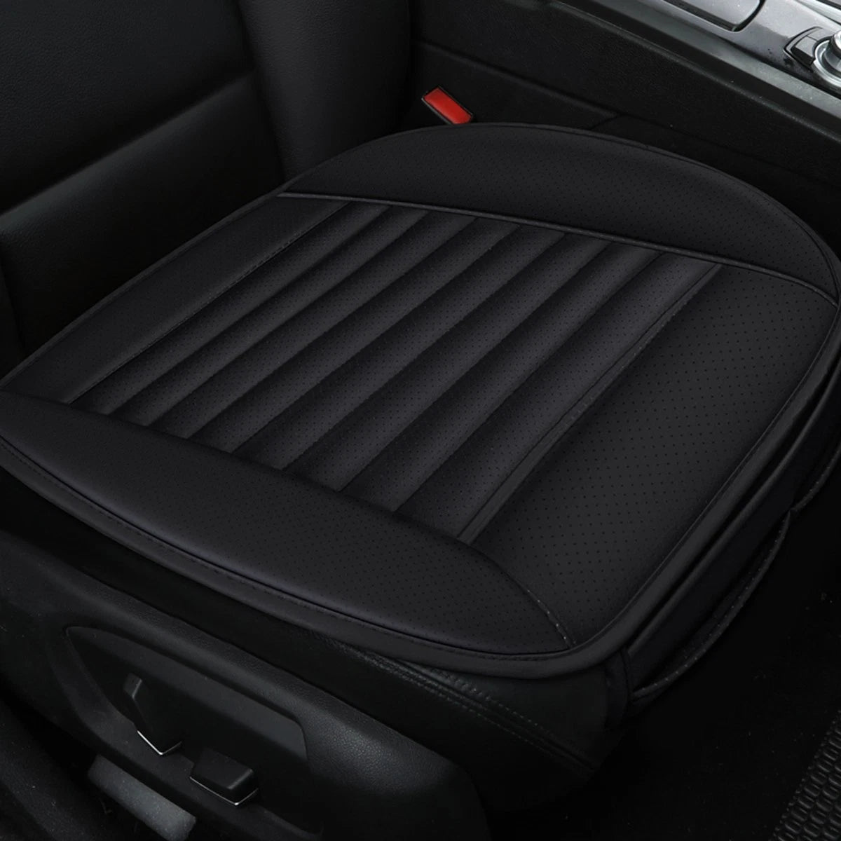 2Pcs PU Leather Front Full Surround Seat Cover for Universal Cars