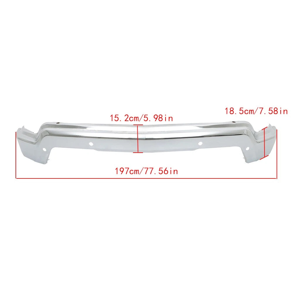 Metal Front Bumper for Chevrolet Silverado 1500 (2022–2023) W/ Sensor Holes