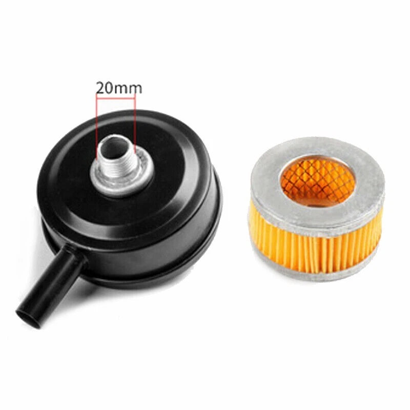 Air Compressor Intake Filter Muffler Silencer for Universal Applications (20mm)
