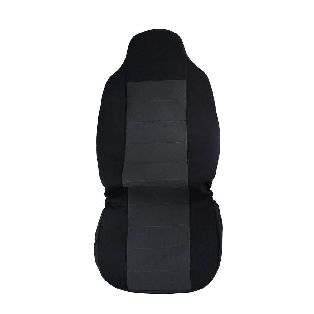 Set of 2 Hi-Back Car Seat Covers for Ford Ranger (2004–2012) Deep Gray