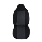 Set of 2 Hi-Back Car Seat Covers for Ford Ranger (2004–2012) Deep Gray