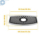 Chrome Black Front Upper Grille for Infiniti QX50 (2019-2023)
