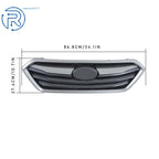 Grille for Subaru Legacy (2018-2019) Silver Painted Frame Charcoal Base