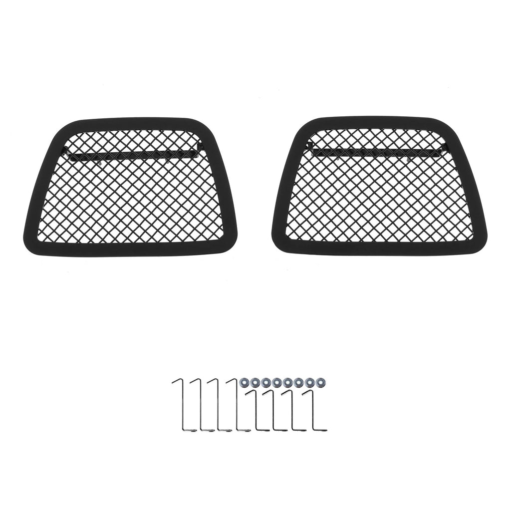 Tow Hook Grille Insert for Chevy Tahoe (2007-2014) Stainless Black Mesh