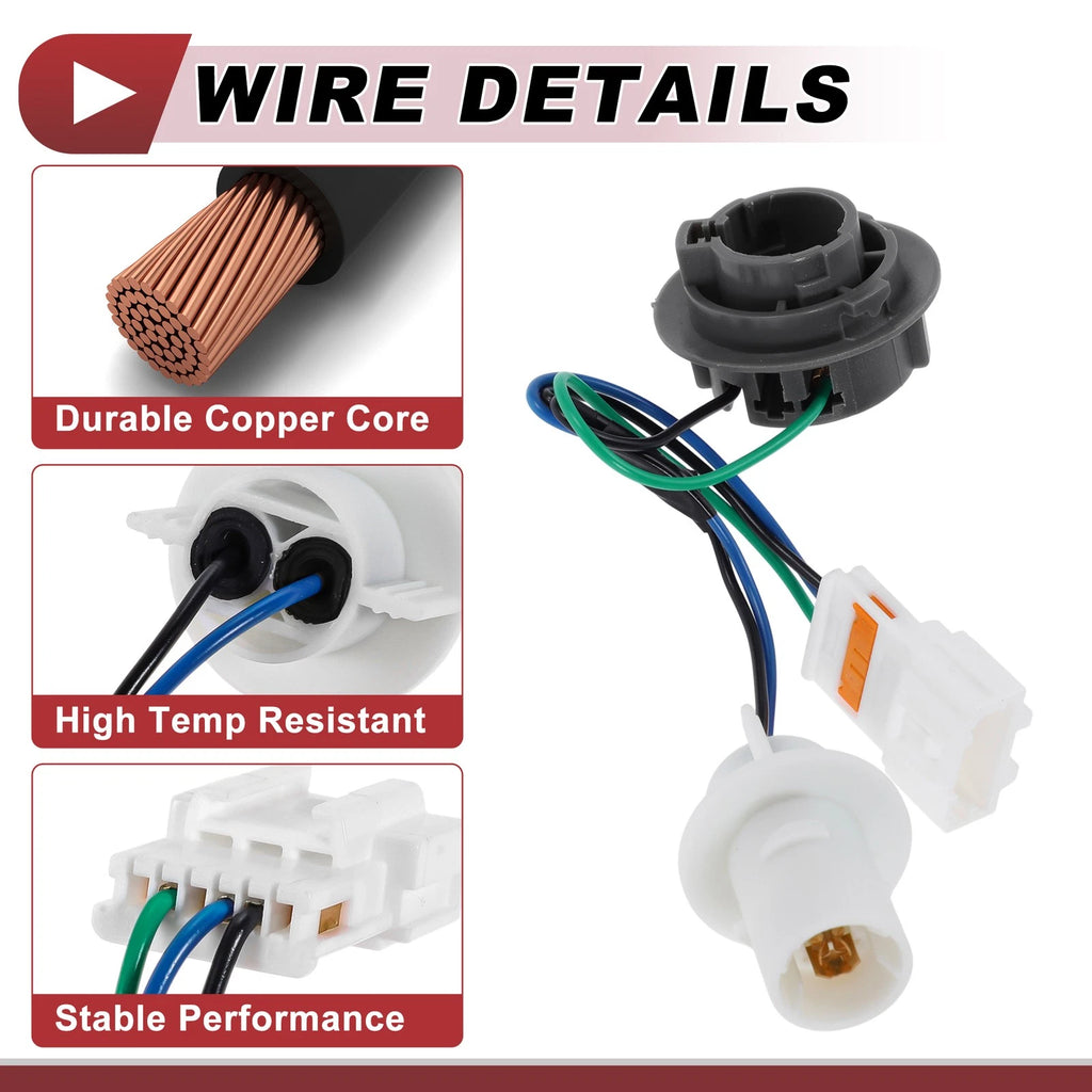 1 Pc Backup Reverse Light Socket Wiring for Kia Optima (2014–2015) No. 92452-4C500