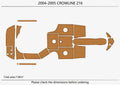 EVA Foam Teak Deck Floor Mat for Crownline 216 (2004)