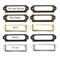 Set of 12 Metal Drawer Cabinet Label Pull Handles for