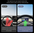 Steering Wheel Phone Stand Sunglasses Holder Storage Box for Tesla Model 3/Y