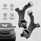 4x Front Shock Struts w/Control Arms for Chevy Equinox Terrain (2010–2017)